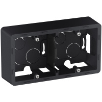 Коробка накладного монтажа 2 поста INSPIRIA антрацит Legrand/Daccord 673993