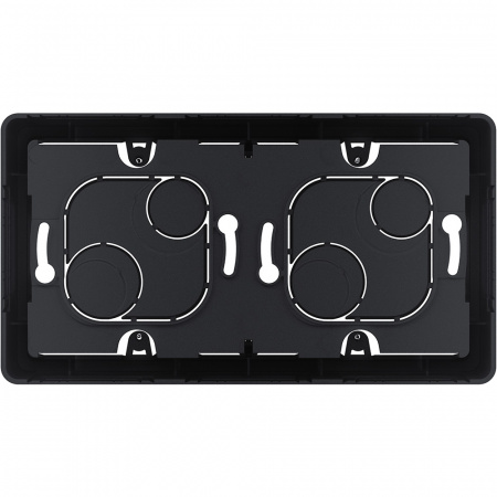 Коробка накладного монтажа 2 поста INSPIRIA антрацит Legrand/Daccord 673993