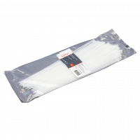 Стяжка нейлоновая 3.6х250мм белая уп. 100шт SUPRLAN 06-1024