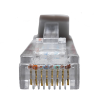 Патч-кордUTP 5e 4х2 26AWG (7х0.16mm) Cu LSZH серый 0.5м SUPRLAN 10-0141