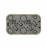 Quteo розетка двойная наружная с заземлением без  шторок -16 A - 250 В IP 20 - Дерево Legrand/Daccord 782293