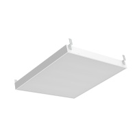 Светильник светодиодный ДВО 30 Вт 5000К 3000 лм 198-242В IP40 588х588х50мм Сталь матовый опал для потолков Грильято (планки крепления в комплекте) CRI>80Ra MiR Gauss GAUSS G1-R3-00010-31G02-2003550