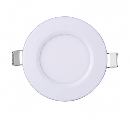 Светильник светодиодный ДВО-3w 6500K  200 Лм IP40 WH d80мм встраиваемый круг JazzWay 5008441a