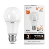 Лампа светодиодная LED 10 Вт 880 лм 3000К AC180-240В E27 А60 (груша) теплая  Elementary Gauss GAUSS 23210