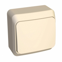 ЭТЮД Переключатель одноклавишный наружный бежевый сх.6 Systeme Electric BA10-004K