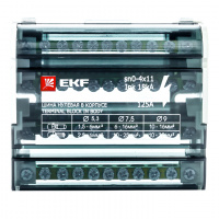 Шина нулевая в корпусе 4х11 EKF sn0-4х11