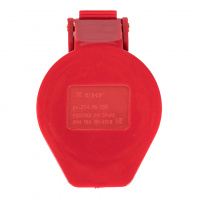 Розетка кабельная 16А 3Р+Е IP44 переносная 380В EKF ps-214-16-380