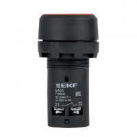 Кнопка красная возвратная SW2C-11 без подсветки IP54 EKF sw2c-11s-r