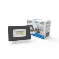 Прожектор светодиодный ДО 20 Вт 6500К 1800 лм 200-240В IP65 105х118х27мм Алюминий Elementary Gauss GAUSS 613100320