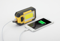 Светодиодный фонарь рабочий Практик ручной аккумуляторный магнит крючок powerbank 3 режима RA-801 ЭРА Б0027824