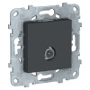 NU546254 Розетка UNICA NEW TV одиночная антрацит Schneider Electric 