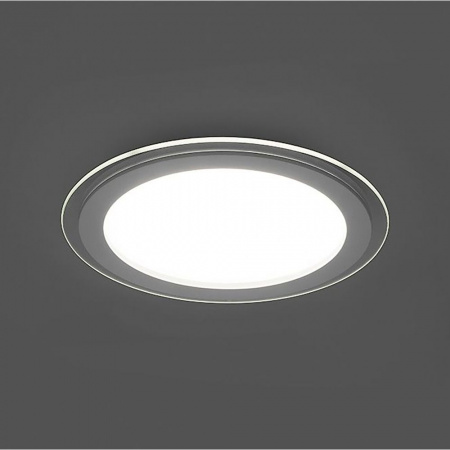 AL2110 27850 Светильник светодиодный ДВО-6w 4000K 480Лм со стеклом белый FERON 