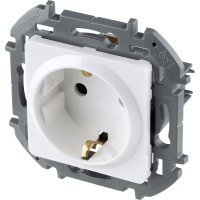 Розетка 2К+З немецкий стандарт 16 А 250 В~ INSPIRIA белый Legrand/Daccord 673720