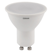 Лампа светодиодная LED 10 Вт GU10 3000К 800Лм спот 220 В (замена 75Вт) OSRAM LEDVANCE 4058075581722
