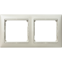 VALENA Рамка 2 поста горизонтальная жемчужная Legrand 770472