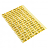 Наклейка 220В 10х15мм (1шт) EKF an-2-02