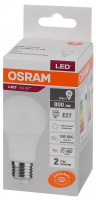 Лампа светодиодная LED 10 Вт E27 4000К 800Лм груша 220 В (замена 75Вт) OSRAM LEDVANCE 4058075578852