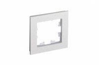 Рамка однопостовая ATLASDESIGN NATURE, МРАМОР КРЕМ РОЯЛ Systeme Electric ATN343101