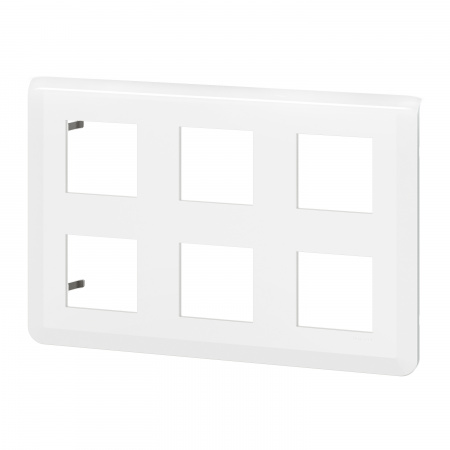 Рамка Mosaic 2х3х2 модуля - белая Legrand 078832L