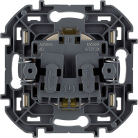 Розетка 2К+З со шторками немецкий стандарт 16 А 250 В~ INSPIRIA слоновая кость Legrand/Daccord 673731