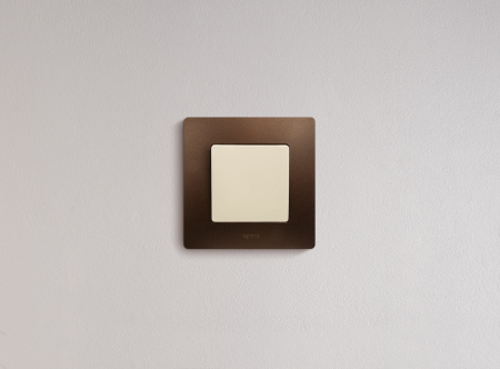 672301 Выключатель одноклавишный, слоновая кость безвинтовые зажимы 10АХ Legrand/Daccord 