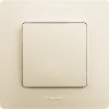 672301 Выключатель одноклавишный, слоновая кость безвинтовые зажимы 10АХ Legrand/Daccord 