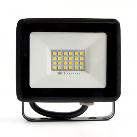 Прожектор светодиодный ДО-30w 6400К 2400Лм IP65 черный FERON LL-920 32101