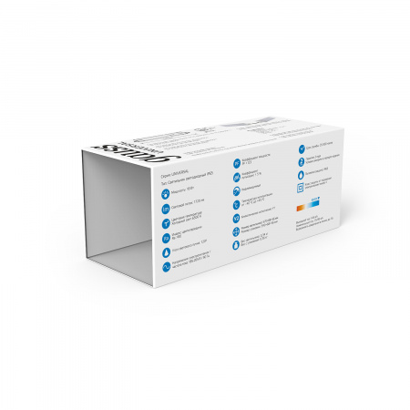 Светильник линейный ДСП 18 Вт 6500К 1720 лм 185-265В IP65 570х60х55мм Пластик матовый сквозная проводка соеденяется в линию UNIVERSAL Gauss GAUSS 843424318