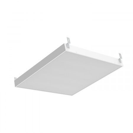 Светильник светодиодный ДВО 30 Вт 6500К 3000 лм 198-242В IP40 588х588х50мм Сталь матовый опал для потолков Грильято (планки крепления в комплекте) CRI>80Ra MiR Gauss GAUSS G1-R3-00010-31G02-2003565