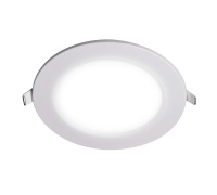 Светильник светодиодный ДВО-9w 6500K Лм  IP40 WH d145мм встраиваемый круг JazzWay 5008526A