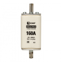 Вставка плавкая ППН-33 160/160А габарит 00 EKF fus-33/160