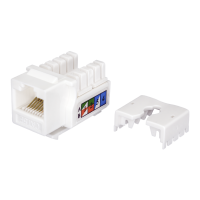 Keystone Jack 8P8C (RJ-45), UTP, Cat.5e. инструментальная заделка, белый SUPRLAN 10-0313