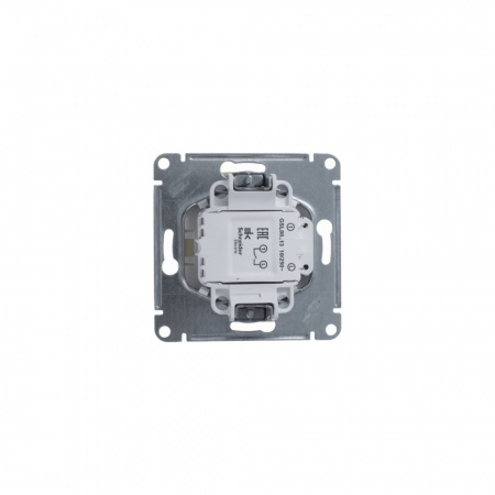 Выключатель одноклавишный, с подсветкой, в рамку, схема 1а, бежевый Systeme Electric GSL000213