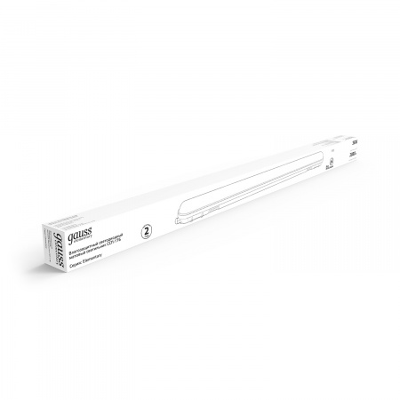 Светильник линейный ДСП 36 Вт 6500К 3600 лм 200-240В IP65 1200х58х60мм Пластик матовый Elementary Gauss GAUSS 864225336