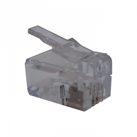10-0229 Коннекторы 4P4C (Телефонные разъемы) (RJ-11) Уп. 100шт. SUPRLAN 