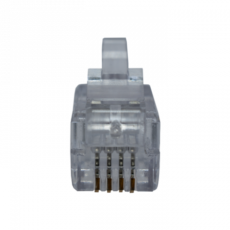 Коннекторы 4P4C (Телефонные разъемы) (RJ-11) Уп. 100шт. SUPRLAN 10-0229