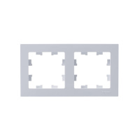 Рамка двухпостовая ATLASDESIGN универсальная белый Systeme Electric ATN000102