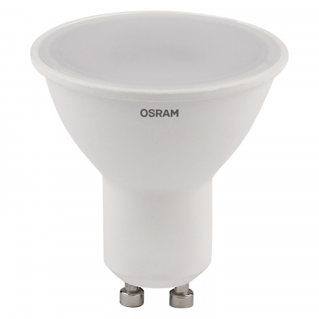 Лампа светодиодная LED 7 Вт GU10 3000К 560Лм спот 220 В (замена 60Вт) OSRAM LEDVANCE 4058075581555