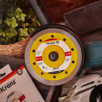 Диск алмазный отрезной ультратонкий 125х22.2х1.4х10 мм Kranz KR-90-0141