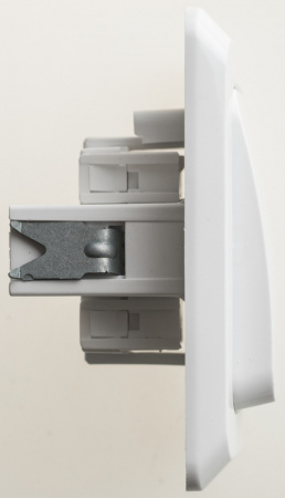 BC10-004B ЭТЮД Переключатель одноклавишный скрытый белый сх.6 Systeme Electric 