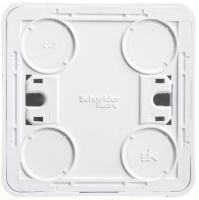 ЭТЮД Переключатель одноклавишный наружный белый сх.6 Systeme Electric BA10-004B