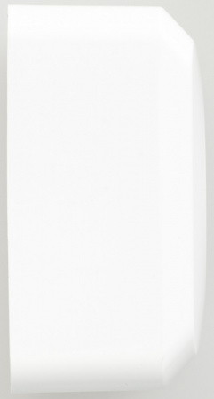 PA16-001B ЭТЮД Розетка наружная без заземления без шторок белая Systeme Electric 