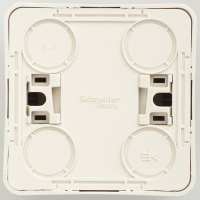 ЭТЮД Розетка наружная с заземлением без шторок бежевая Systeme Electric PA16-003K