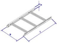 Лоток лестничный 300х50х3000мм Стандарт DKC LL5030