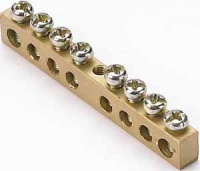 Шина нулевая 6х9 (8групп/центр) ШН-101 Dekraft 32001DEK