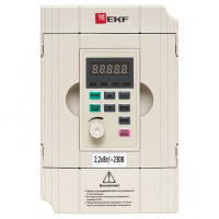 Преобразователь частоты 2.2/4кВт 1х230В VECTOR-100 EKF VT100-2R2-1B