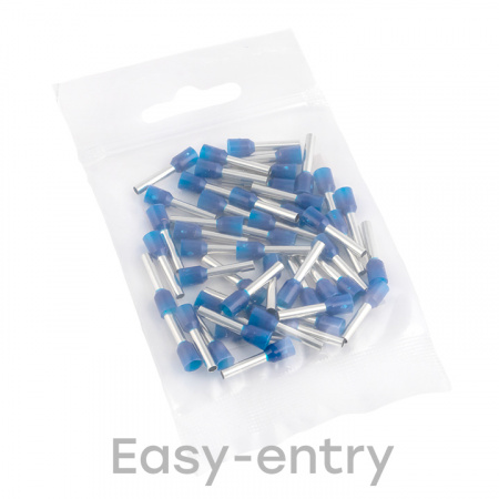 Наконечник штыревой втулочный изолированный НШвИ 2.5-12 (50шт) EKF nhvi-2.5-12