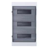 Щит распределительный встраиваемый белый City9 (ЩРв-П-36) дверь прозрачная на 36 модулей IP40 Systeme Electric EZ9E312S2FRU