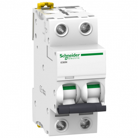 A9F75203 Выключатель автоматический двухполюсный 3А D iC60N 6кА Schneider Electric 