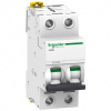 Выключатель автоматический двухполюсный 3А D iC60N 6кА Schneider Electric A9F75203